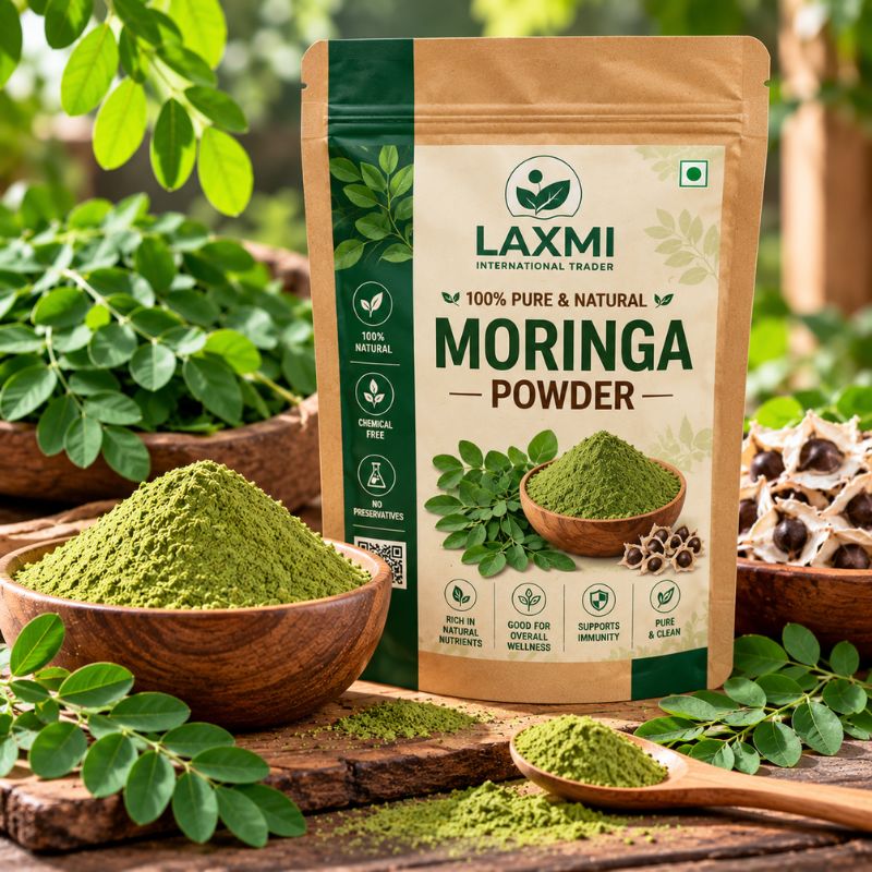Dehydrated Organic Moringa Leaf Powder